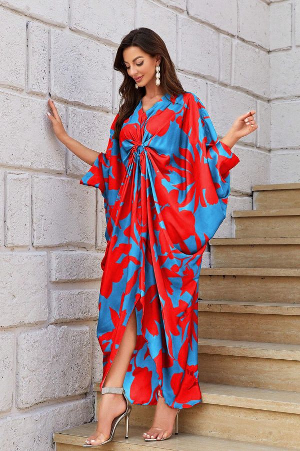 Dress kaftan style best sale