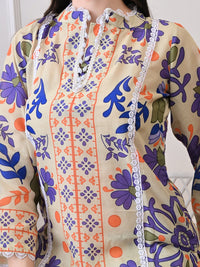 Amber Mosaic Printed Co - ord Set - Navvi.in