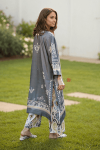 Bloom Lawn Cotton Satin Co - ord Set - Navvi.in
