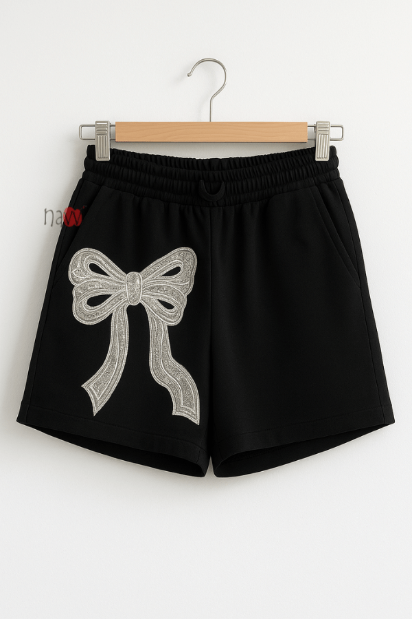 Bowtiful Embellished Babe Co - ord Set - Navvi.in