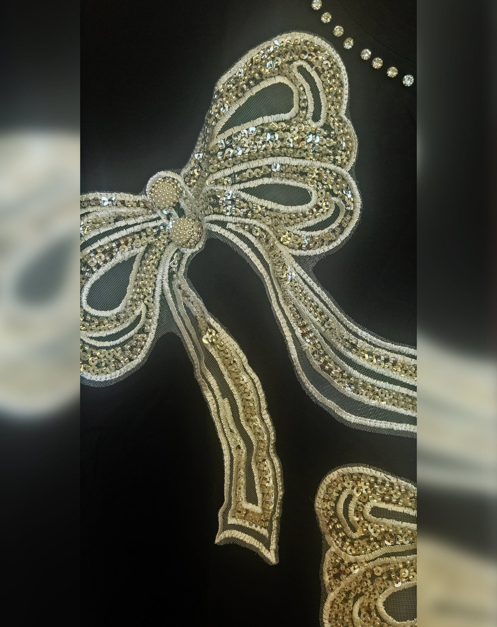 Bowtiful Embellished Babe Co - ord Set - Navvi.in