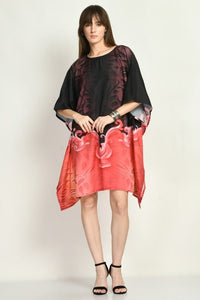 Brown Short Kaftan Dress - Navvi.in