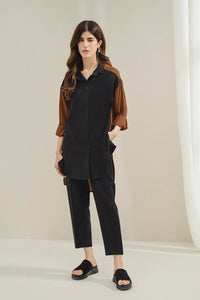 Color Block Co - ord Set - Navvi.in
