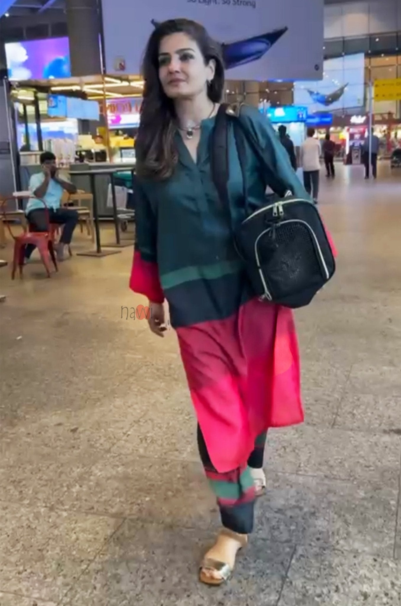 Emerald Blush Coord Set - Navvi.in