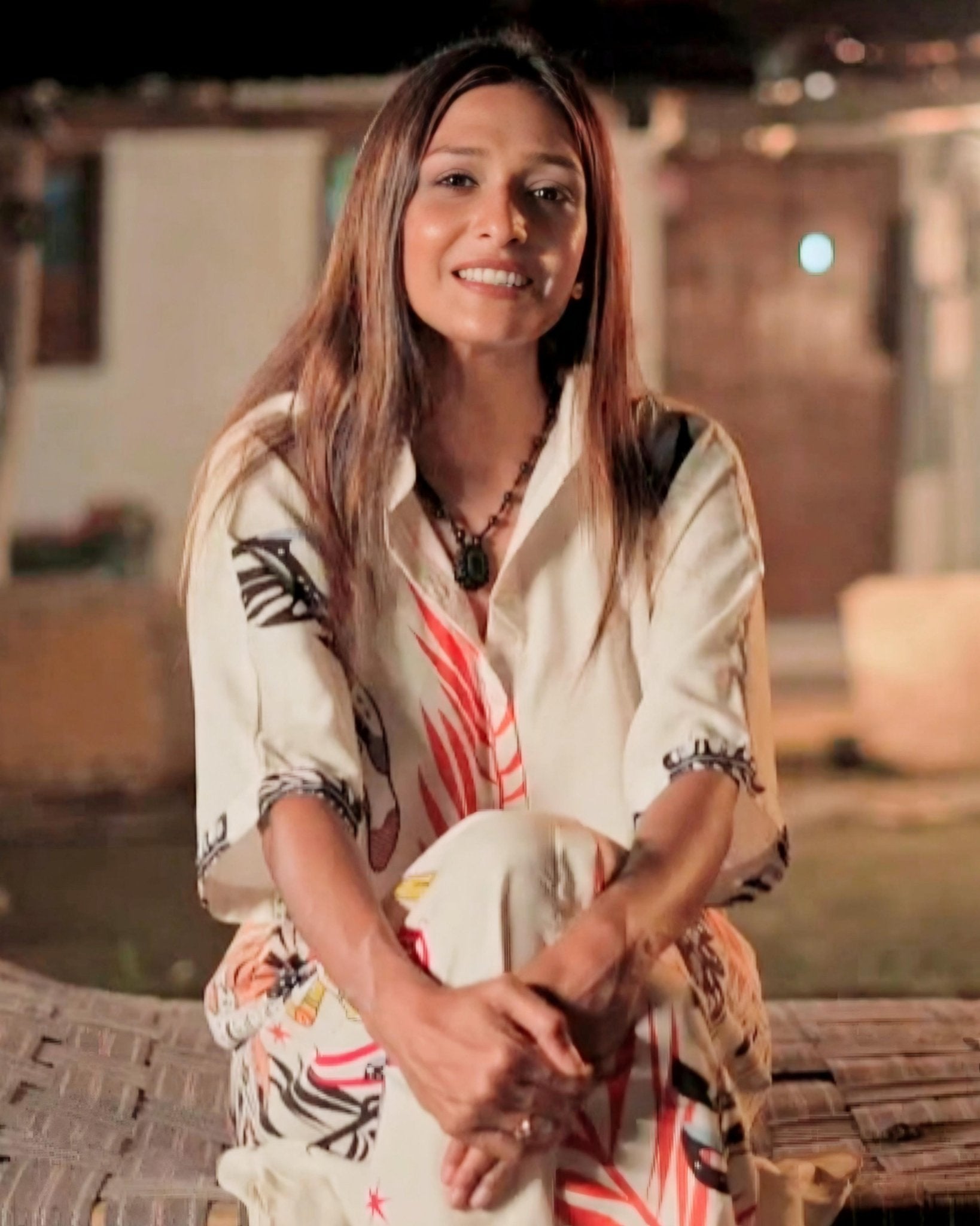 Flamingo Print Shirt Dress - Navvi.in