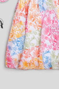 Floral Printed Colorful Summer Dress - Navvi.in