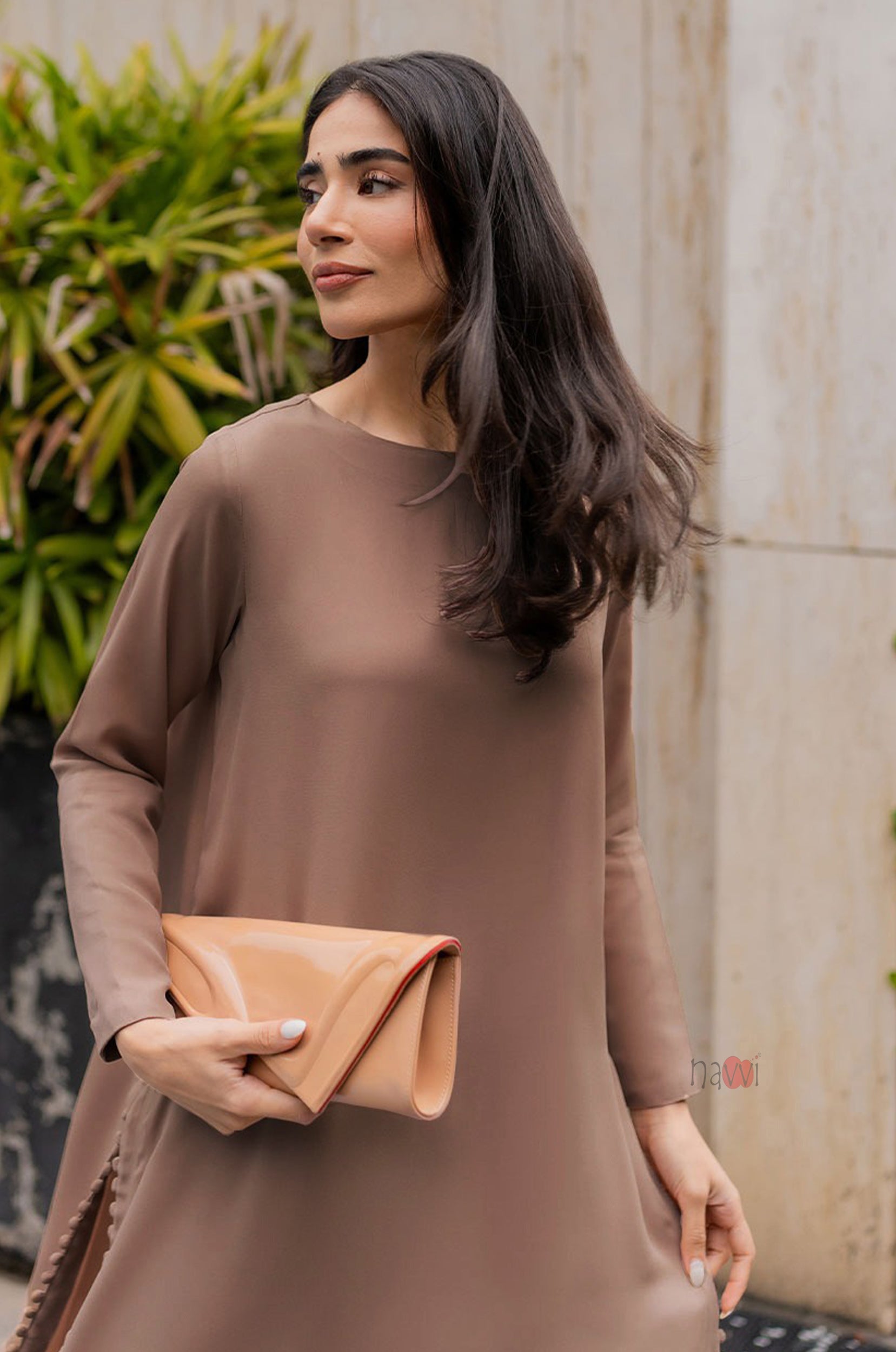 Blush Nude Straight Kurta Pant Set