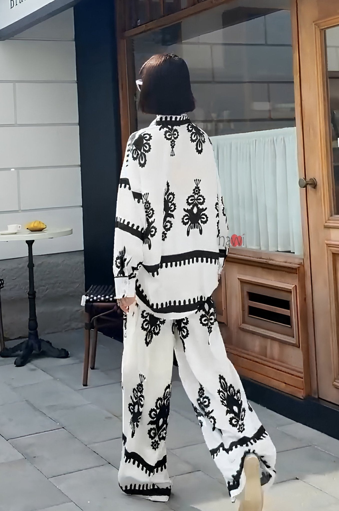 Monochrome Muse Co - ord Set - Navvi.in