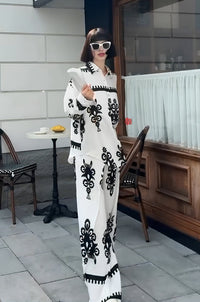 Monochrome Muse Co - ord Set - Navvi.in