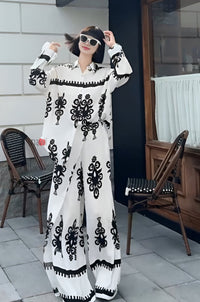 Monochrome Muse Co - ord Set - Navvi.in