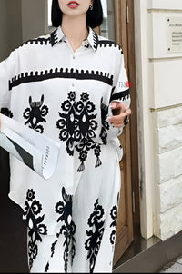 Monochrome Muse Co - ord Set - Navvi.in