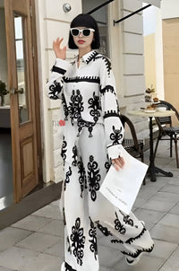 Monochrome Muse Co - ord Set - Navvi.in