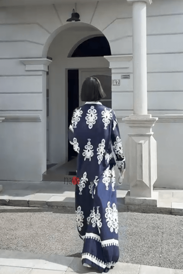 Navy Noir Luxe Co - ord Set - Navvi.in