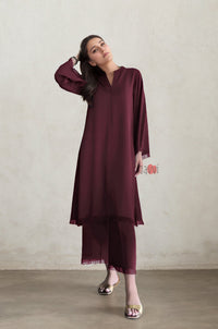 Pure Viscose Casa Blanca Coord Set - Navvi.in