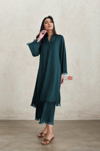 Pure Viscose Casa Blanca Coord Set - Navvi.in