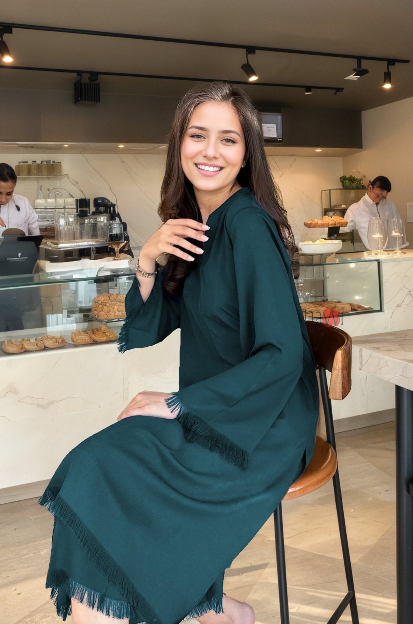 Pure Viscose Casa Blanca Coord Set - Navvi.in