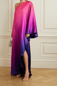 Purple Martini Off Shoulder Dress - Navvi.in