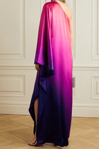 Purple Martini Off Shoulder Dress - Navvi.in