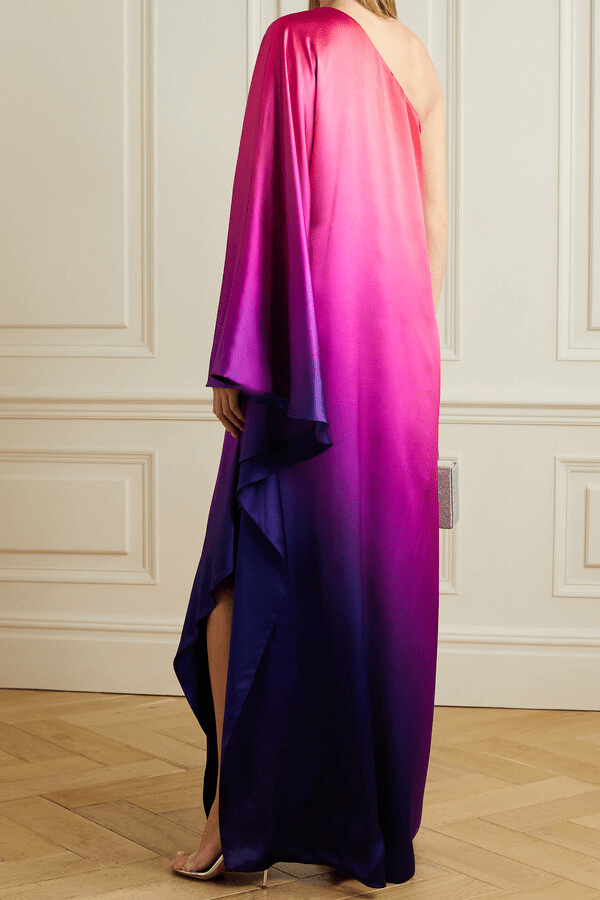 Purple Martini Off Shoulder Dress - Navvi.in