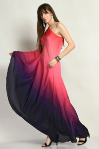 Purple Martini Off Shoulder Dress - Navvi.in