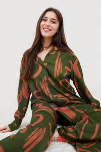 Scribble Print Co - ord Set - Navvi.in