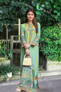 Tropical Vibe Printed Dress - Navvi.in