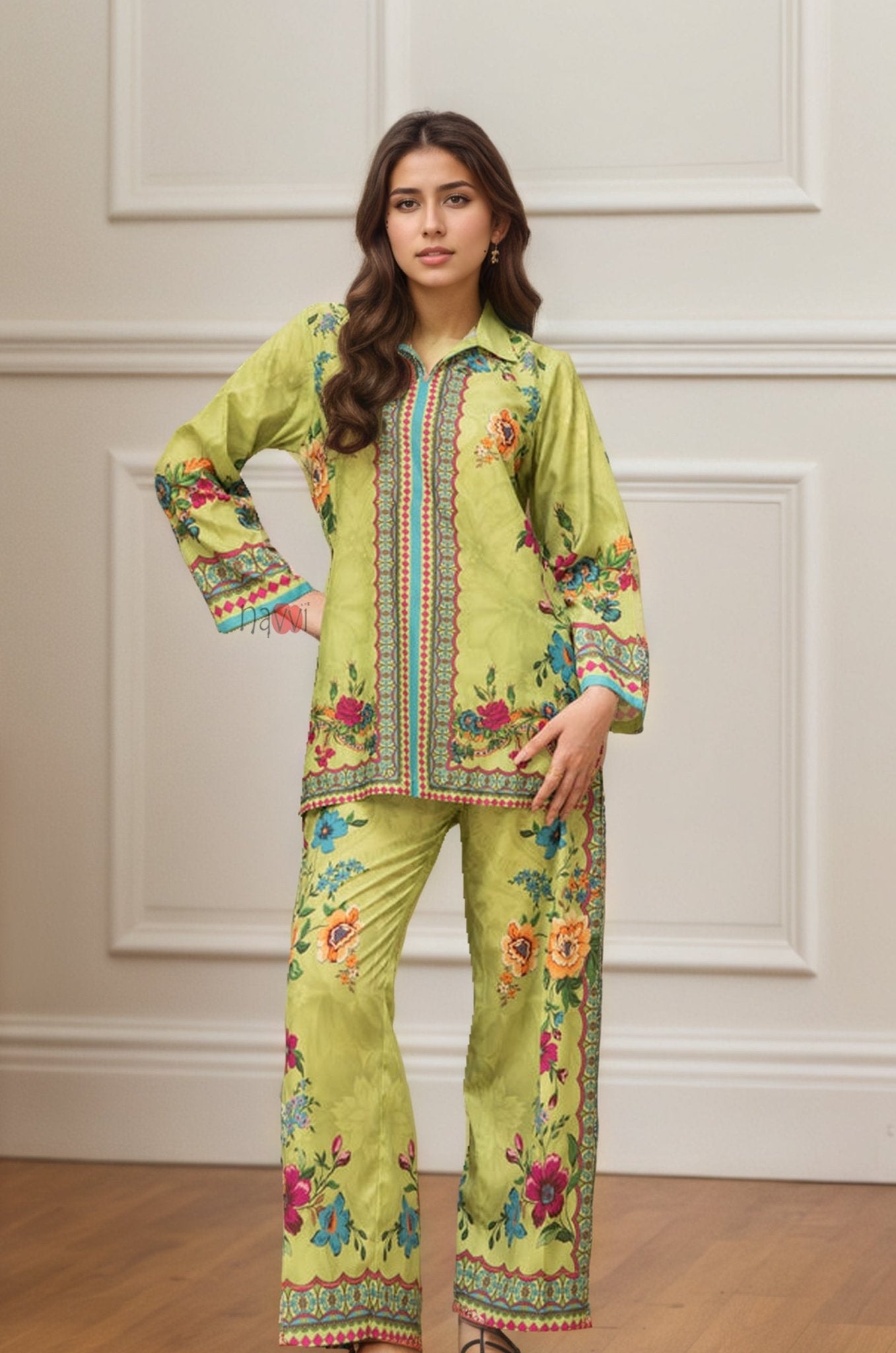 Tropical Wave Co - ord Set - Navvi.in
