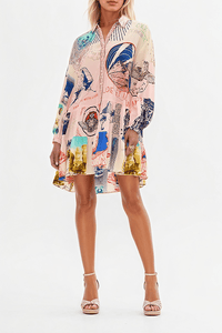 Wander Muse Shirt Dress - Navvi.in