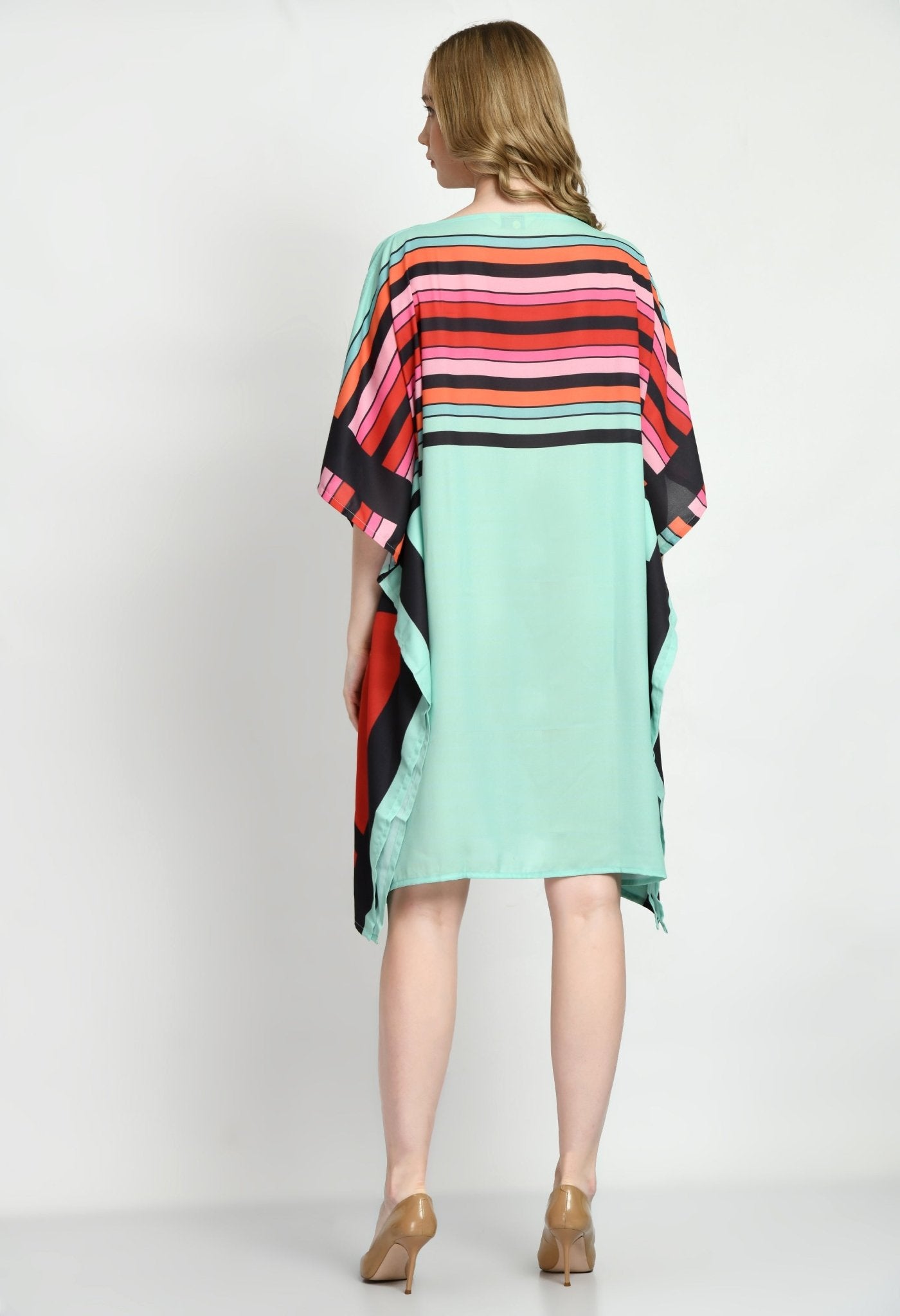 Wonder Rings Short Kaftan Dress - Navvi.in