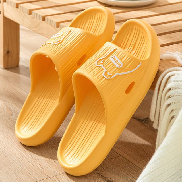 Yellow Teddy Anti - slip Slippers - Navvi.in