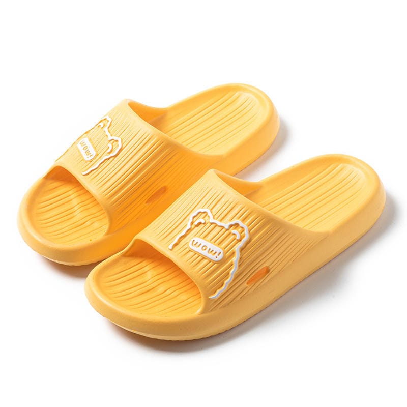 Yellow Teddy Anti - slip Slippers - Navvi.in