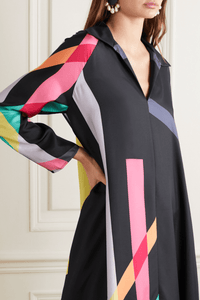 Electric Black Dress - Navvi.in