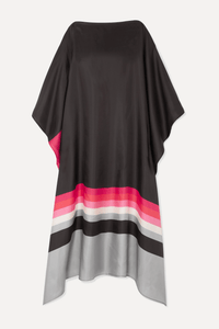 Evening Satin Silk Kaftan Dress - Navvi.in
