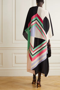 Geometric Kaftan Dress - Navvi.in
