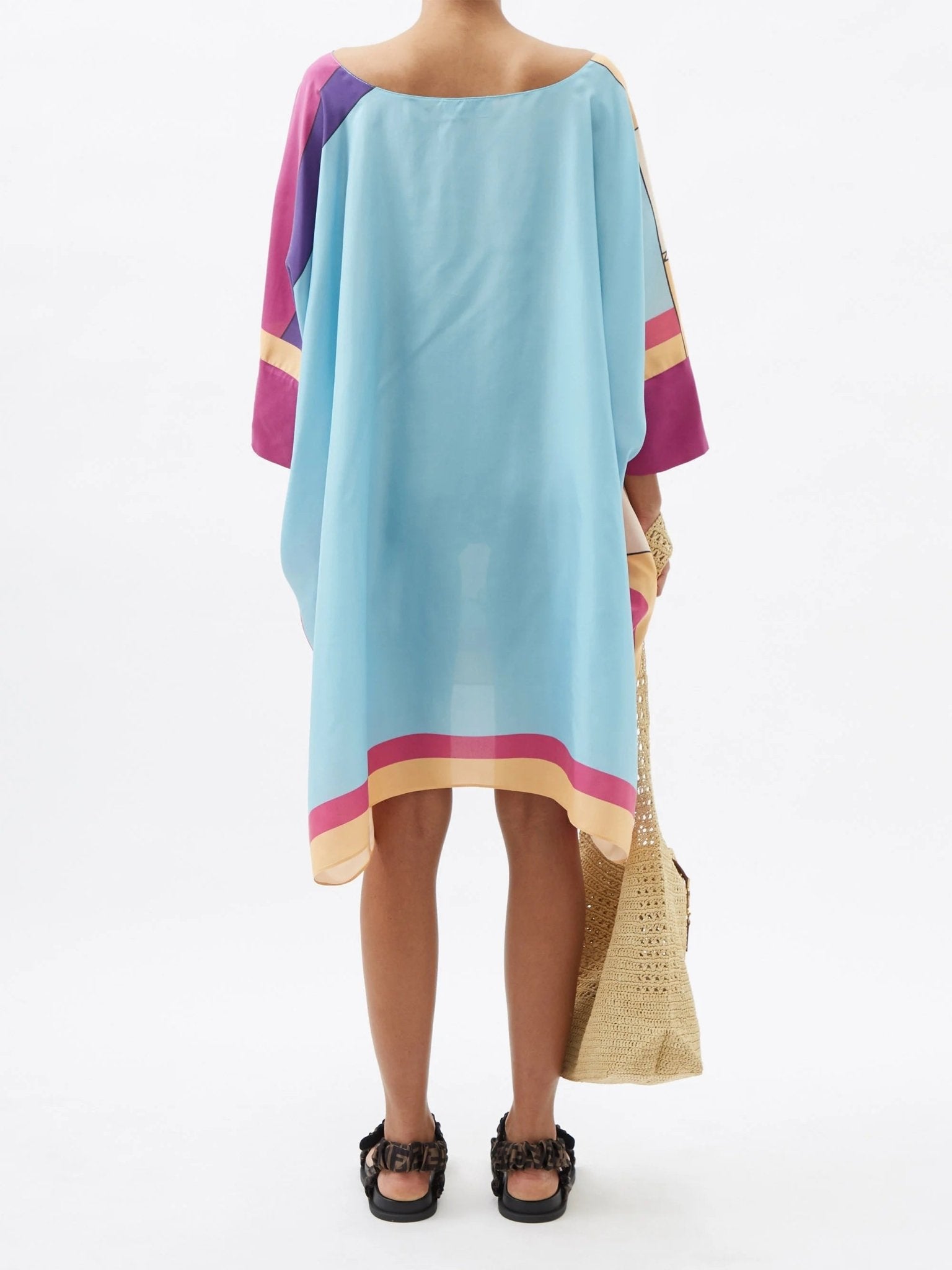 Multi - wear Kaftan Dress - Navvi.in