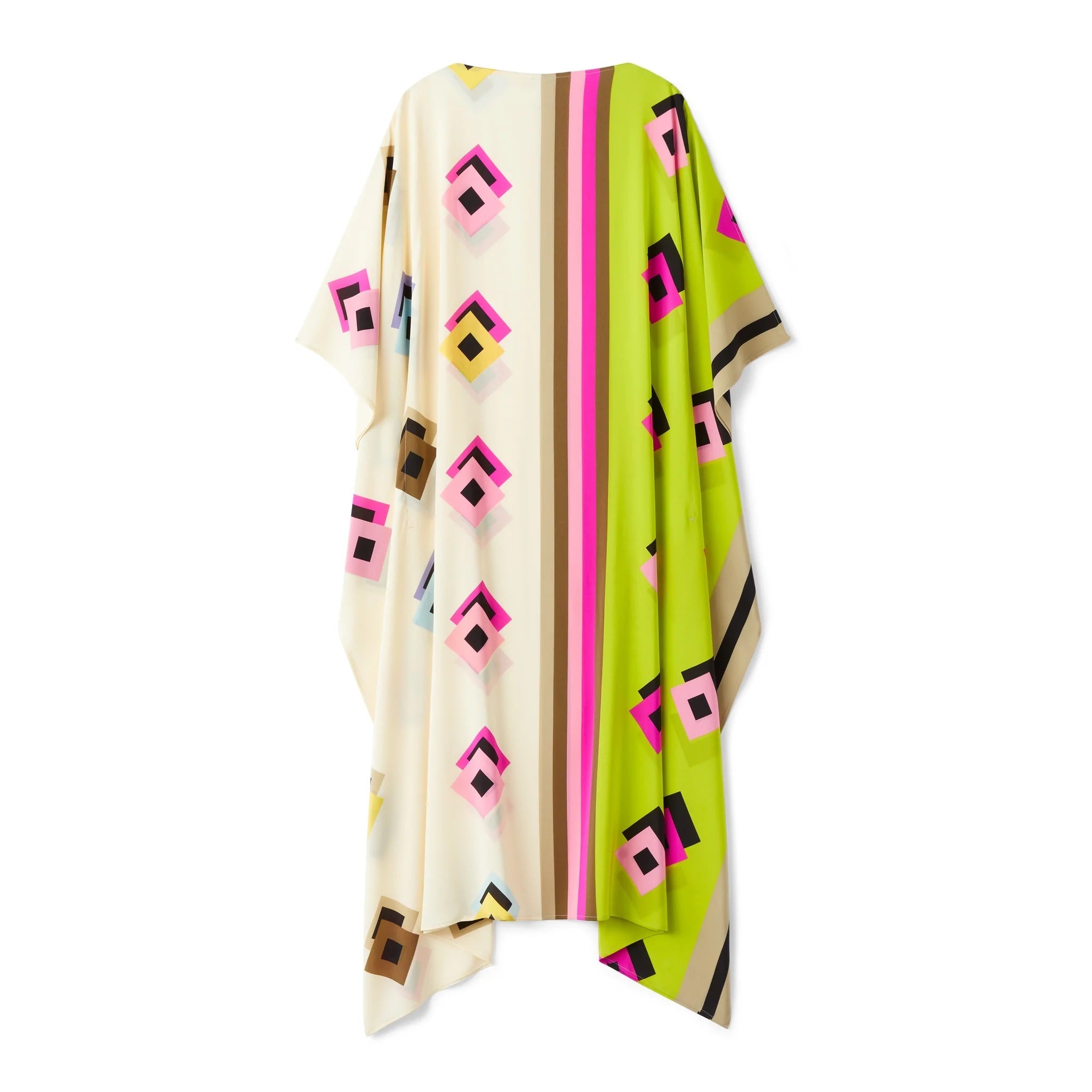 Pastel Hues Kaftan Dress - Navvi.in