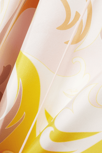 Rorschach Satin Silk Kaftan Dress - Navvi.in