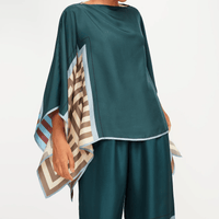 Serenity Satin Silk Co - ord Set - Navvi.in