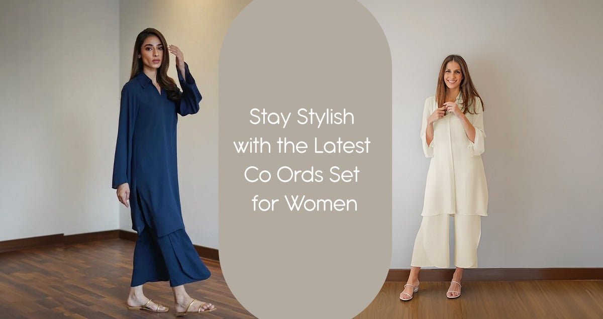 Stay Stylish with the Latest Co Ords Set for Women - Navvi.in