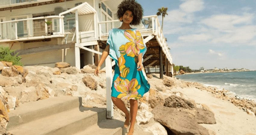 The Beach Babe's Essential Kaftan Dresses: Why You Need One for Your Summer Wardrobe - Navvi.in