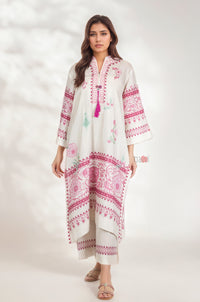 Sky Petals Printed Lawn Kurta Set