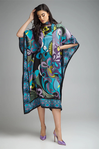 Blue Hue Kaftan Dress for Women