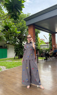 Women’s Floral Work Co-Ord Set - Navvi.in