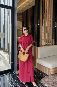 Linen Blend Shirt & Wide-Leg Co-Ord Set - Navvi.in