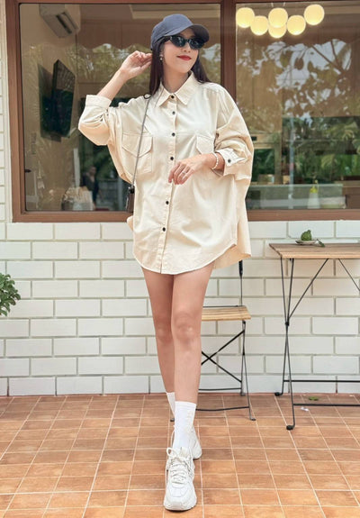 Oversized Pocket Shirt – Casual Chic