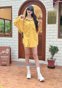 Oversized Pocket Shirt – Casual Chic