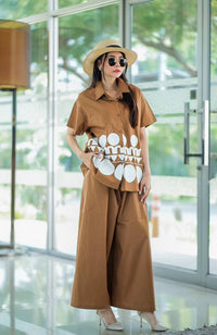 Korean Fashion Co-ord Set for Women - Navvi.in