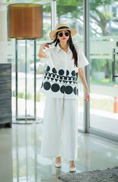 Korean Fashion Co-ord Set for Women - Navvi.in