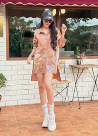 Wildflower Meadow Shirt Dress