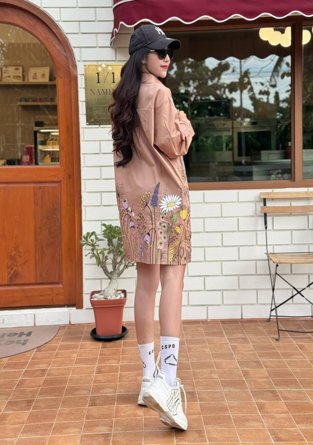 Wildflower Meadow Shirt Dress